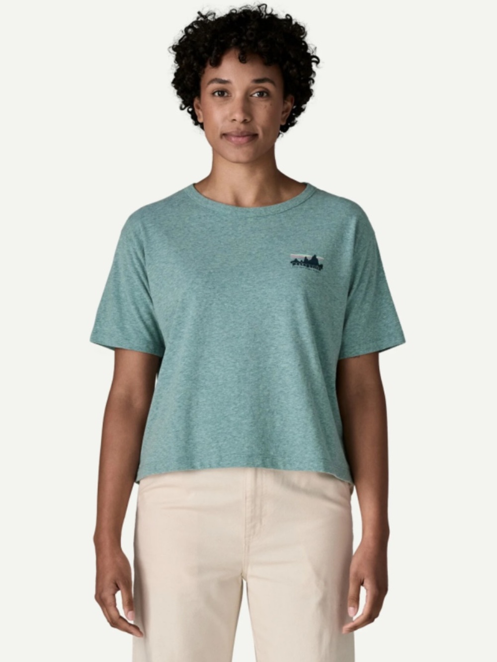 Patagonia '73 Skyline Easy-Cut Responsibili-tee in Blue Sage